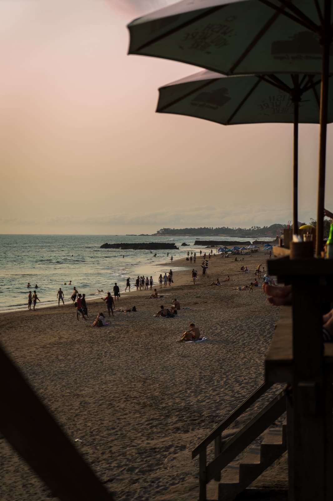 Strand bei Sonnenuntergang
