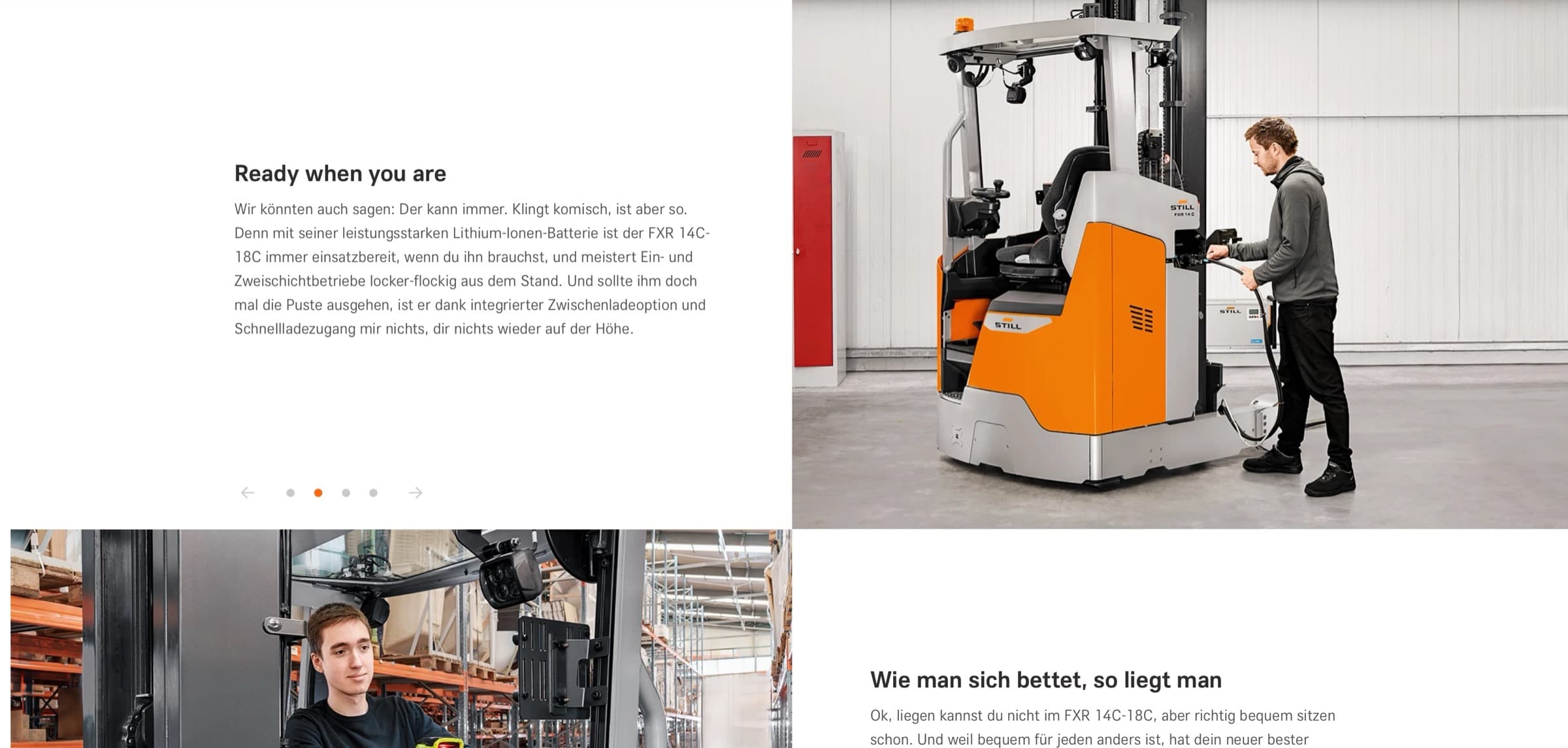 STILL Schubmaststapler Kampagnenplanung